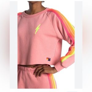 Aviator Nation Cropped Sweatshirt